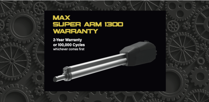 maximum-controls-products-max-super-arm-1300-warranty